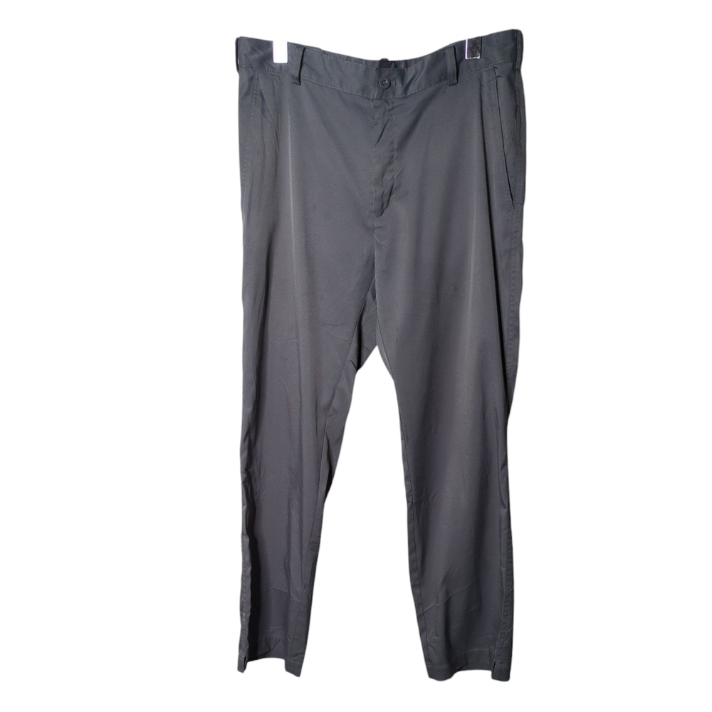 Nike Men’s Straight Leg Dri-Fit Golf Pants Dark Gray‎ Flat Front Size 32 X 30